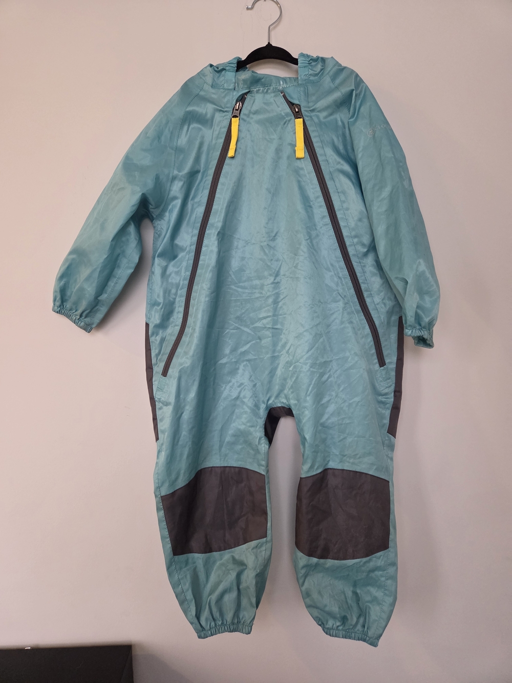Kids Teal Waterproof Rain Suit - Light Teal
